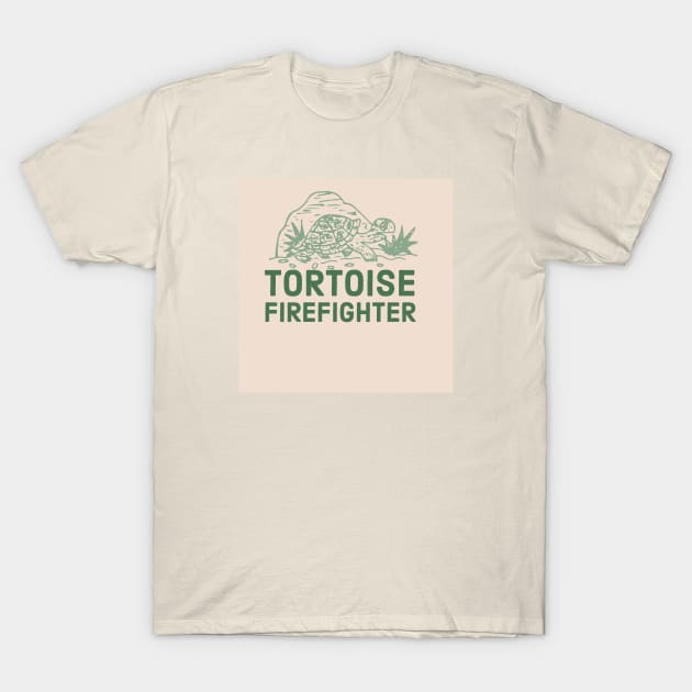 Tortoise firefighter T-Shirt by artist369